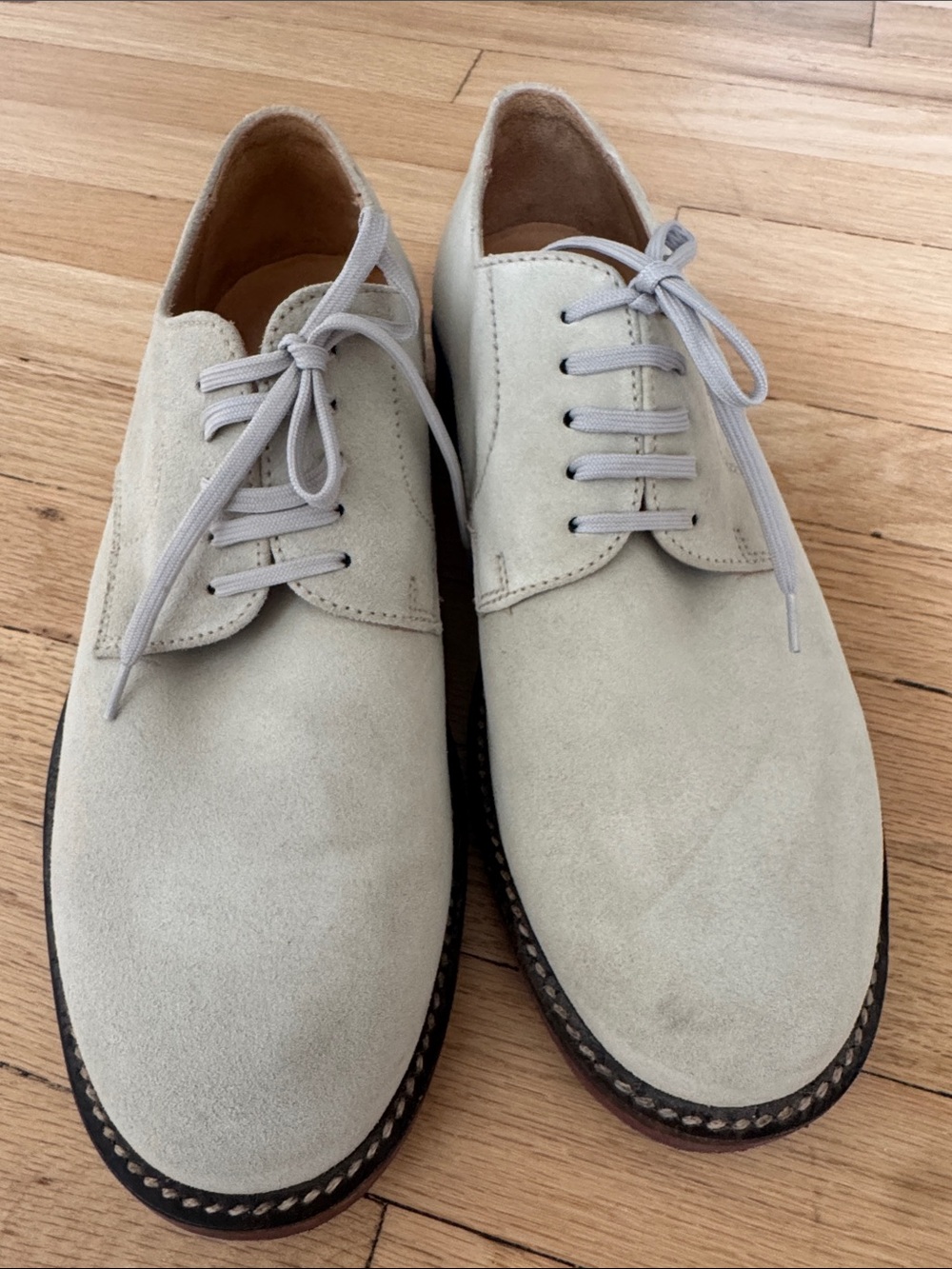 J Crew Size 10 Kenton Suede Bucks Oxfords Tan
